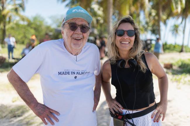 Cacá Diegues e Fernanda Colin