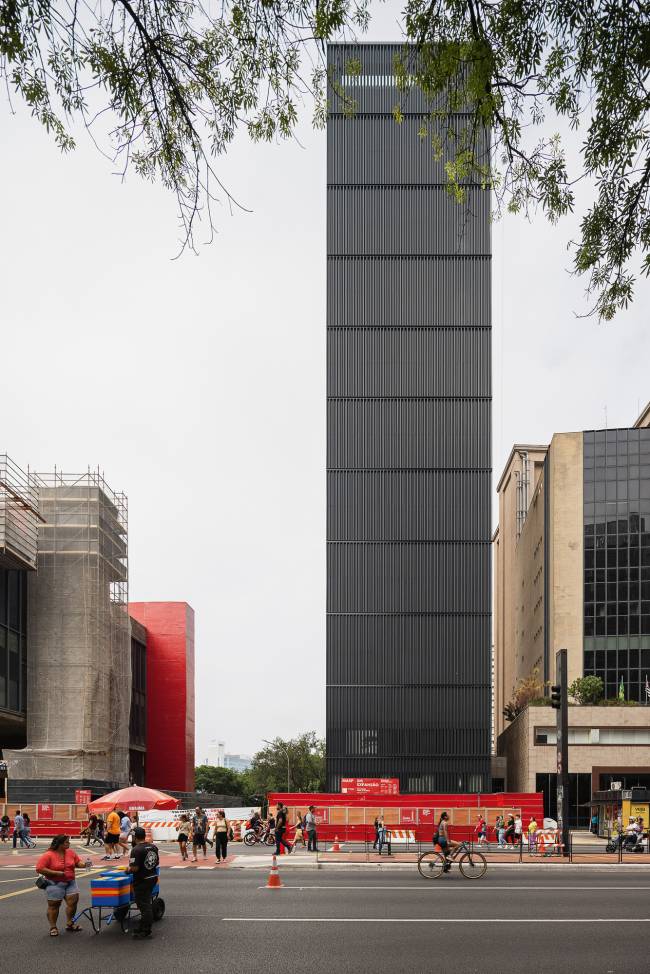 masp pietro bardi Fachada do novo prédio do Masp