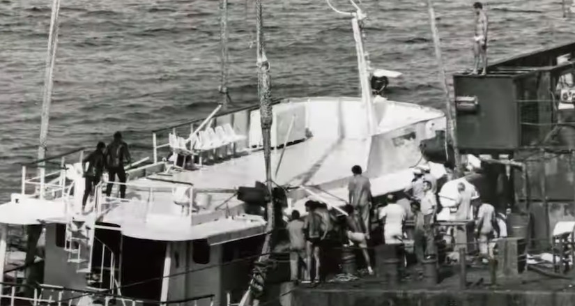 Cena de série da HBO sobre Bateau Mouche