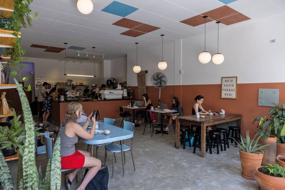 Malu Café: ambiente da cafeteria Malu Café: ambiente da cafeteria