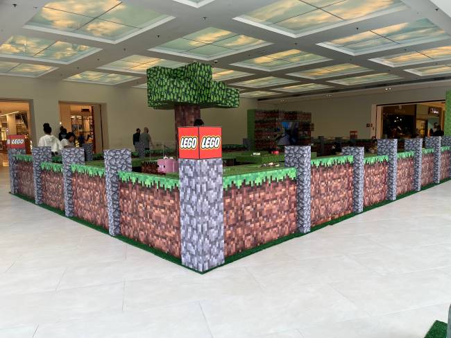 MorumbiShopping tem experiência infantil grátis 'Lego Minecraft'