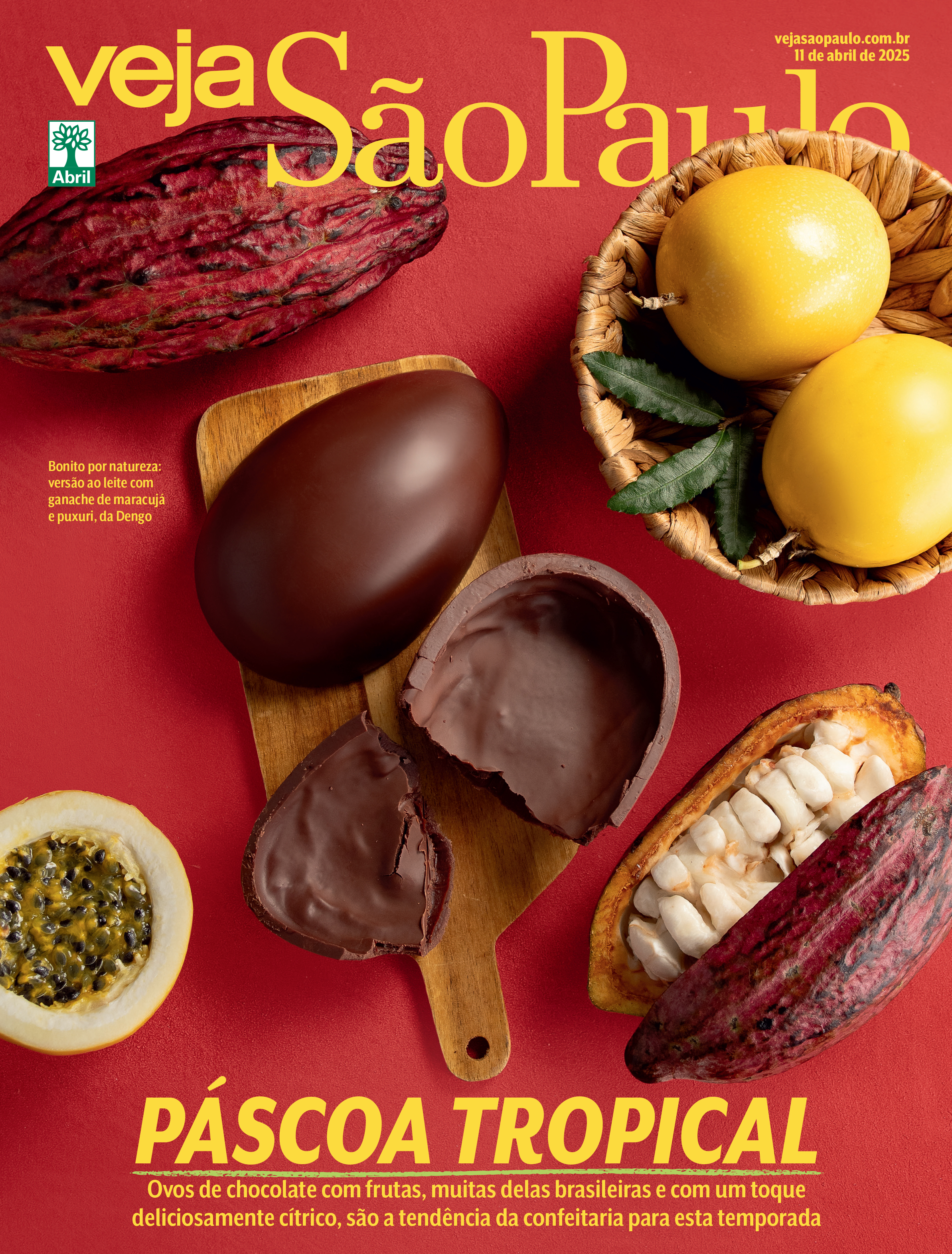 Chocolates com frutas tropicais bombam nos ovos e bombons desta Páscoa