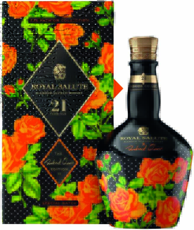 Whisky Escocês Blended Special Batch Orange Rose Royal Salute The Fashion Collection.jpg garrafas-colecionaveis-edicoes-limitadas-bebidas