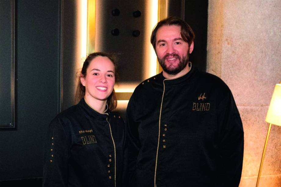 Rita Magro e Vítor Matos: os chef do restaurante Blind
