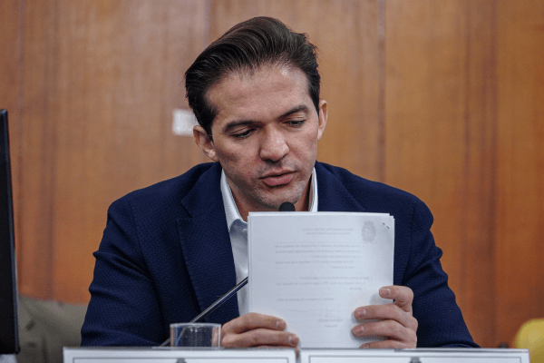 O vereador Rubinho Nunes (União Brasil): mandato cassado por divulgação de laudo falso sobre Guilherme Boulos (PSOL) nas eleições de 2024