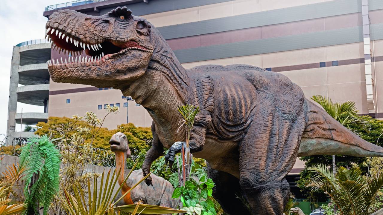 Mês das mães no T-Rex Park: grátis nas manhãs de domingo