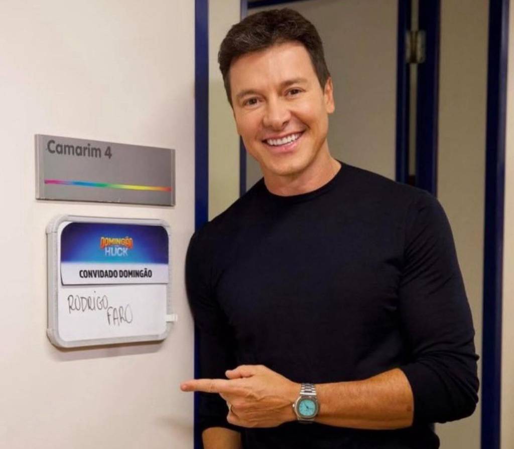 Após 16 anos, Rodrigo Faro está de volta à Globo, diz site