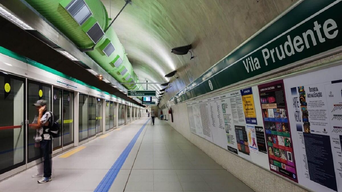 Metrô instala sensores de presença em três estações da Linha 2-Verde