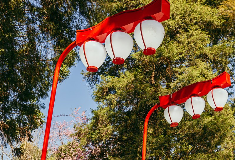 Parque do Carmo ganha postes temáticos da cultura japonesa