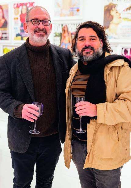 O fotógrafo Roberto Setton e o editor Fabio Codeço