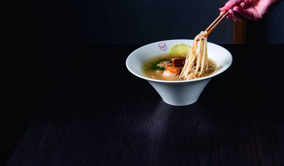 Jojo Ramen, de Pinheiros: hotate shio ramen