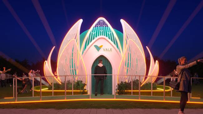 Estande da Vale no The Town