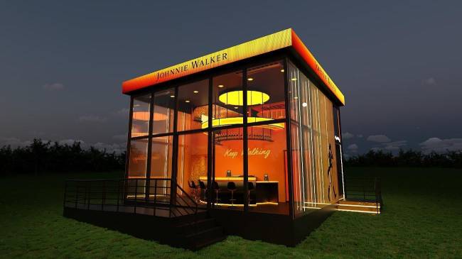 Estande da Johnnie Walker no The Town