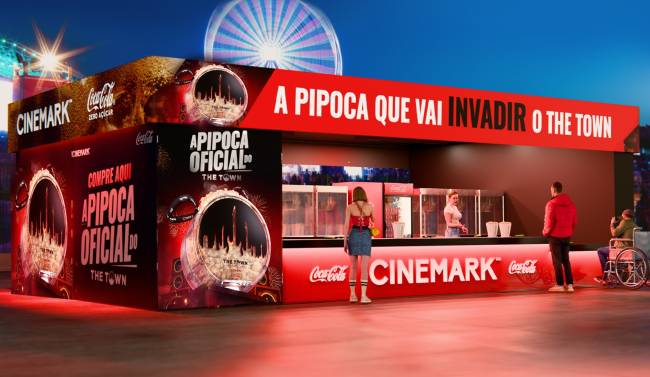 Estande da Cinemark no The Town