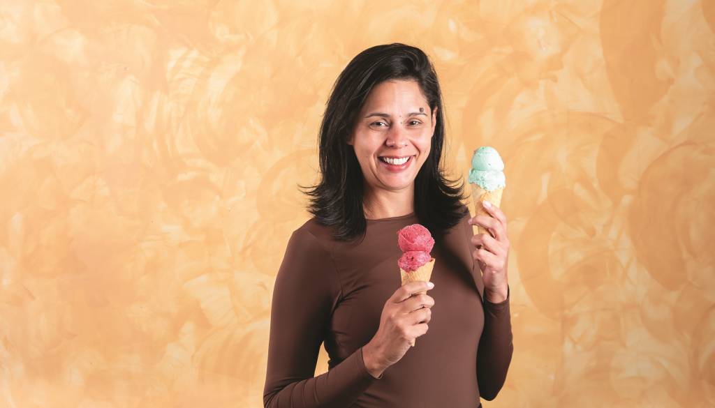 Fernanda Pamplona faz sorvetes à italiana com ingredientes brasileiros