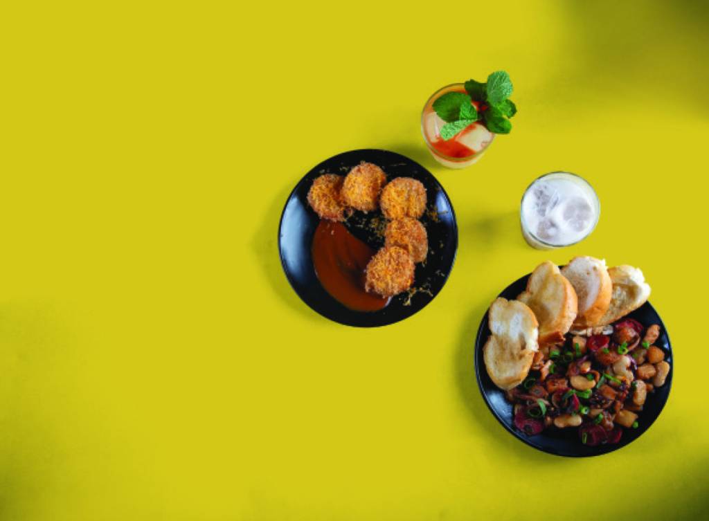 Comer e Beber SP 2025: Bagaceira Croquetes-de-milho-à-japonesa-e -lula-Comer-e-Beber-SP-2025