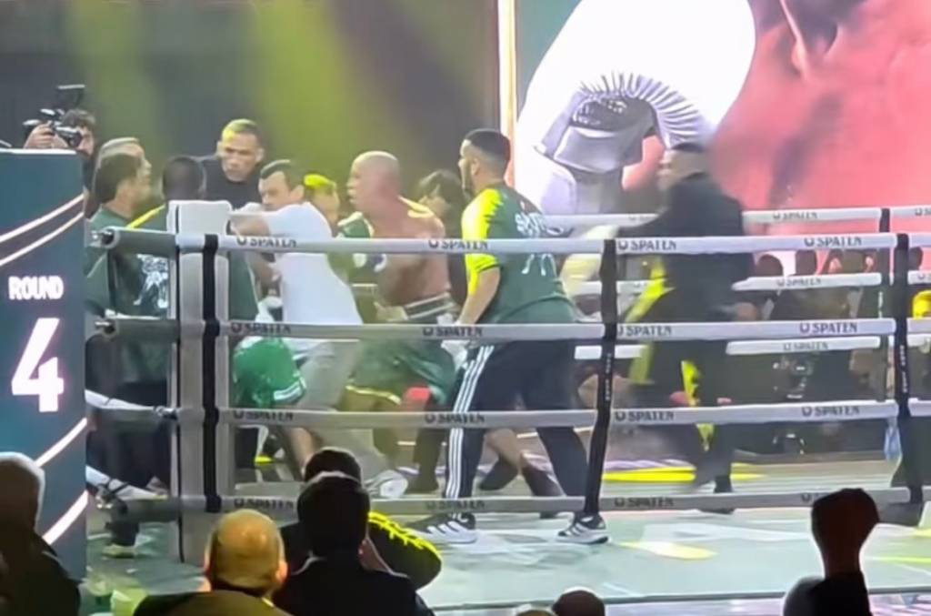 Luta entre Popó e Wanderlei Silva termina em briga generalizada