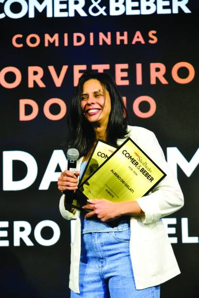 A sorveteira Fernanda Pamplona, da Albero dei Gelati A sorveteira Fernanda Pamplona, da Albero dei Gelati