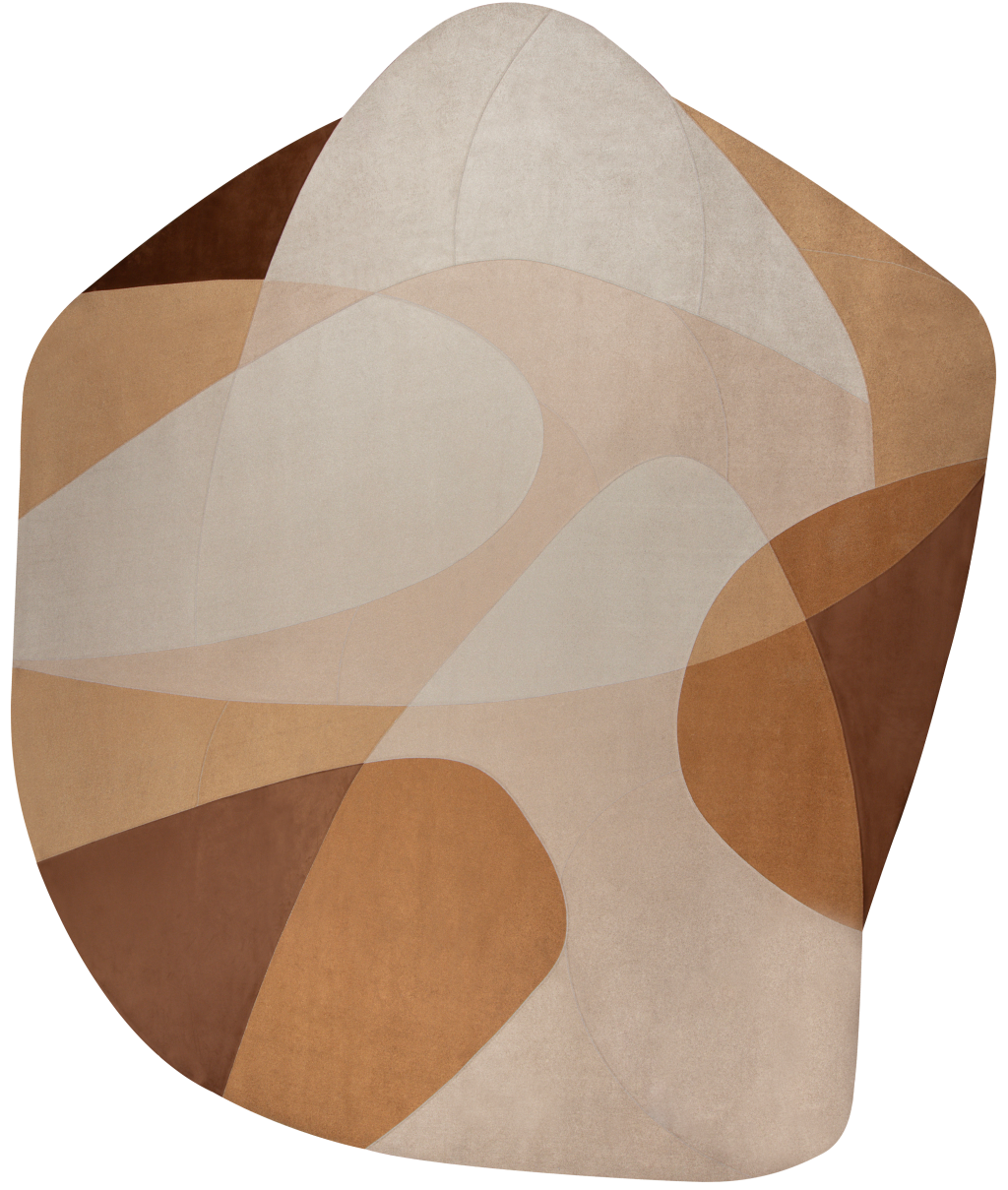 Tapete Sol do Leblon, versão em formato orgânico