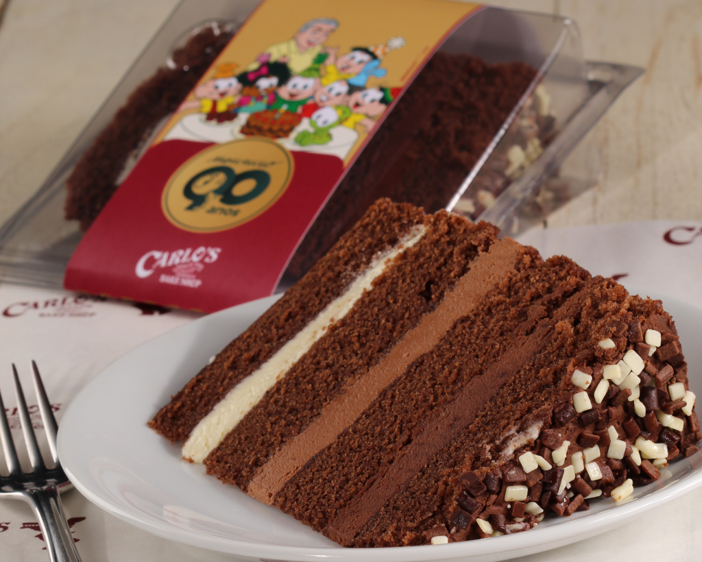 Bolo de três chocolates do Maurício de Sousa