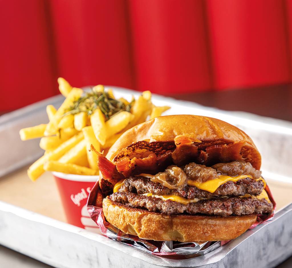 Good Stuff Burger lembra uma autêntica lanchonete dos EUA