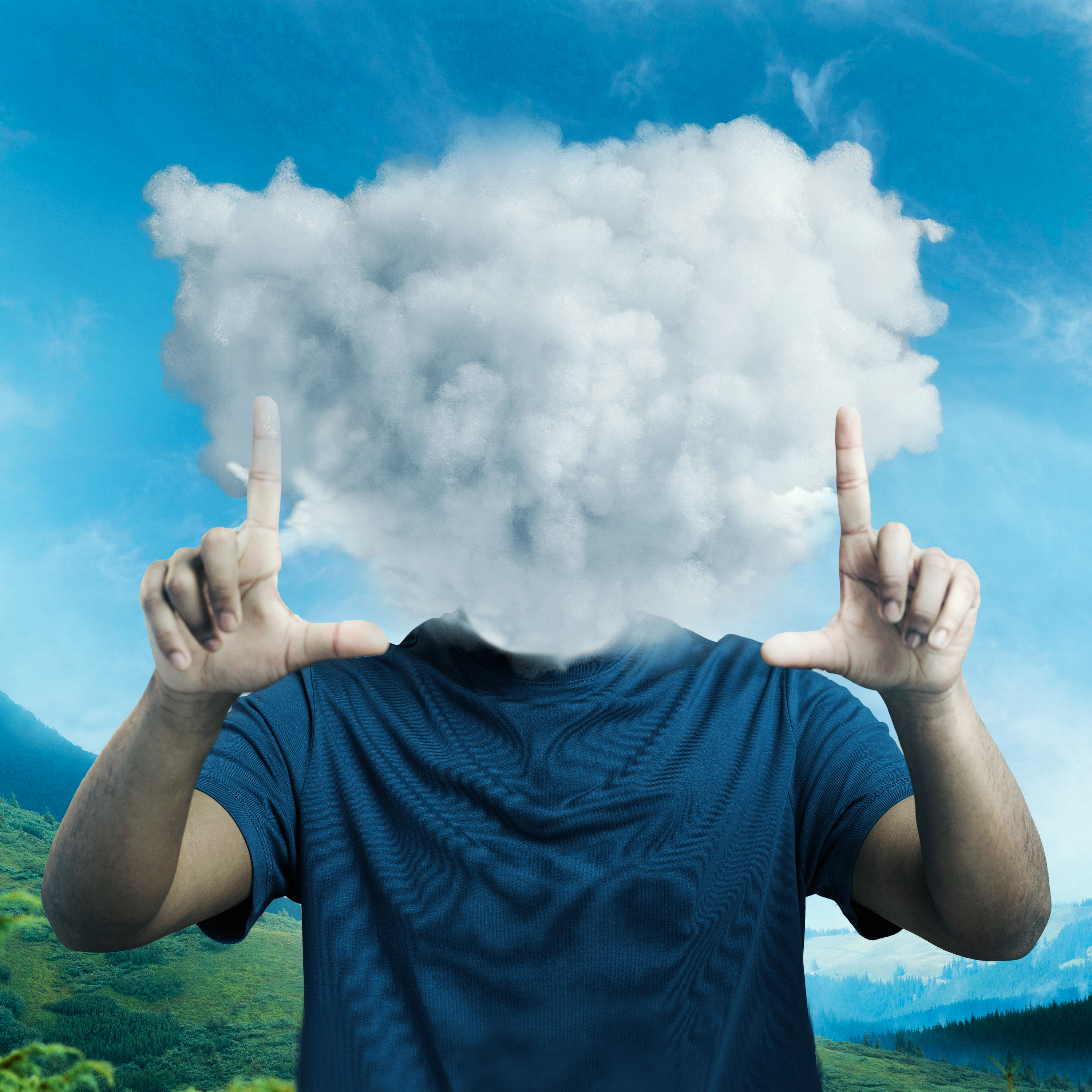 colagem-de-cabecas-em-forma-de-nuvem