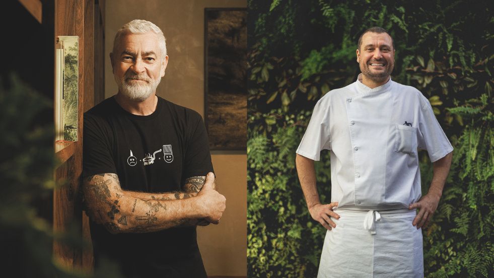 Alex Atala e Pier Paolo Picchi preparam juntos um único jantar de trufas