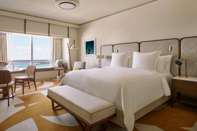 Atrativo da hotelaria em Brickell: decoração moderna do Four Seasons Hotel Miami