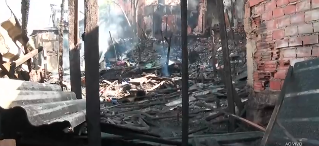 Incêndio em comunidade na zona sul deixa 80 desabrigados