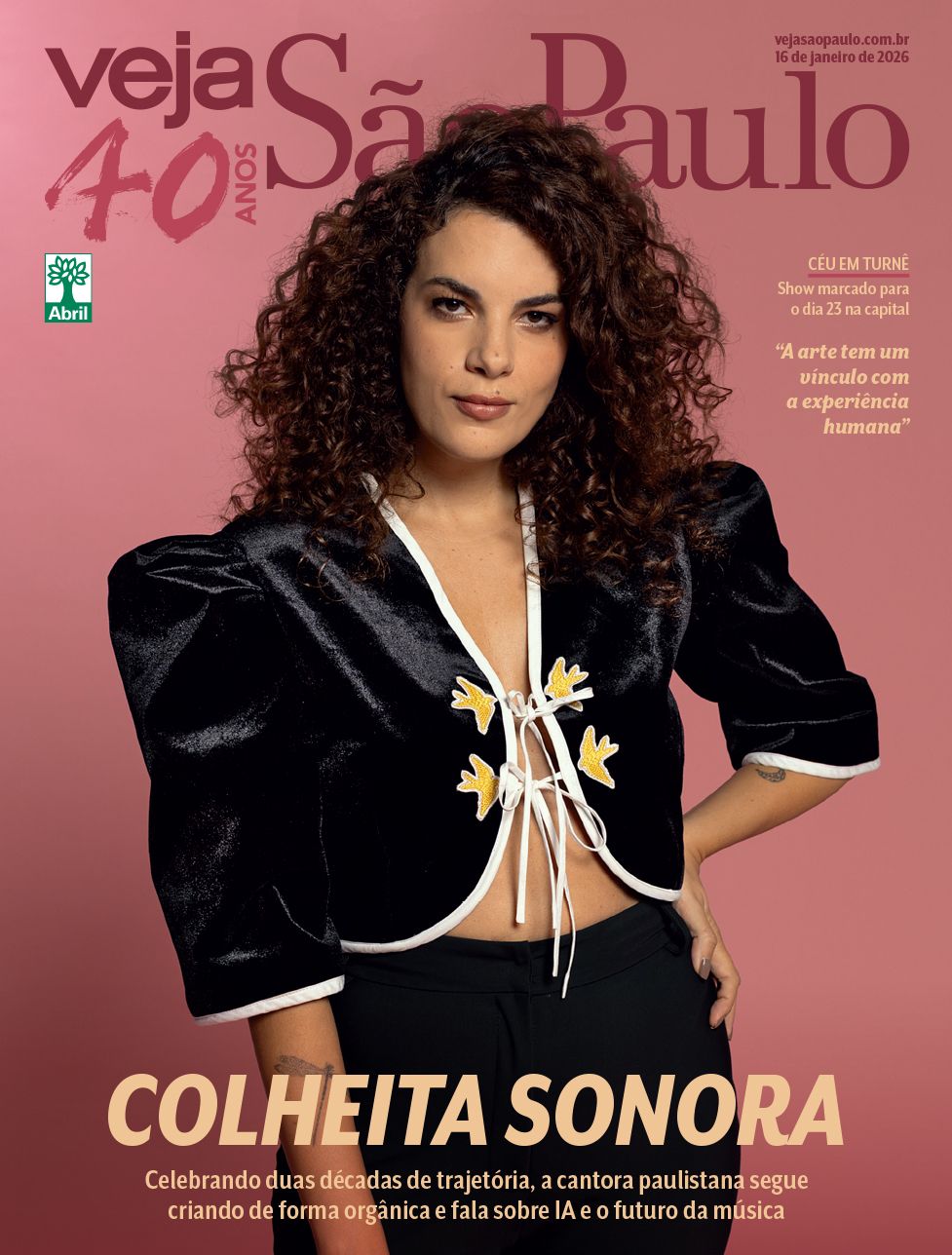 Céu celebra 20 anos de carreira: “A música da IA não vai ser igual”