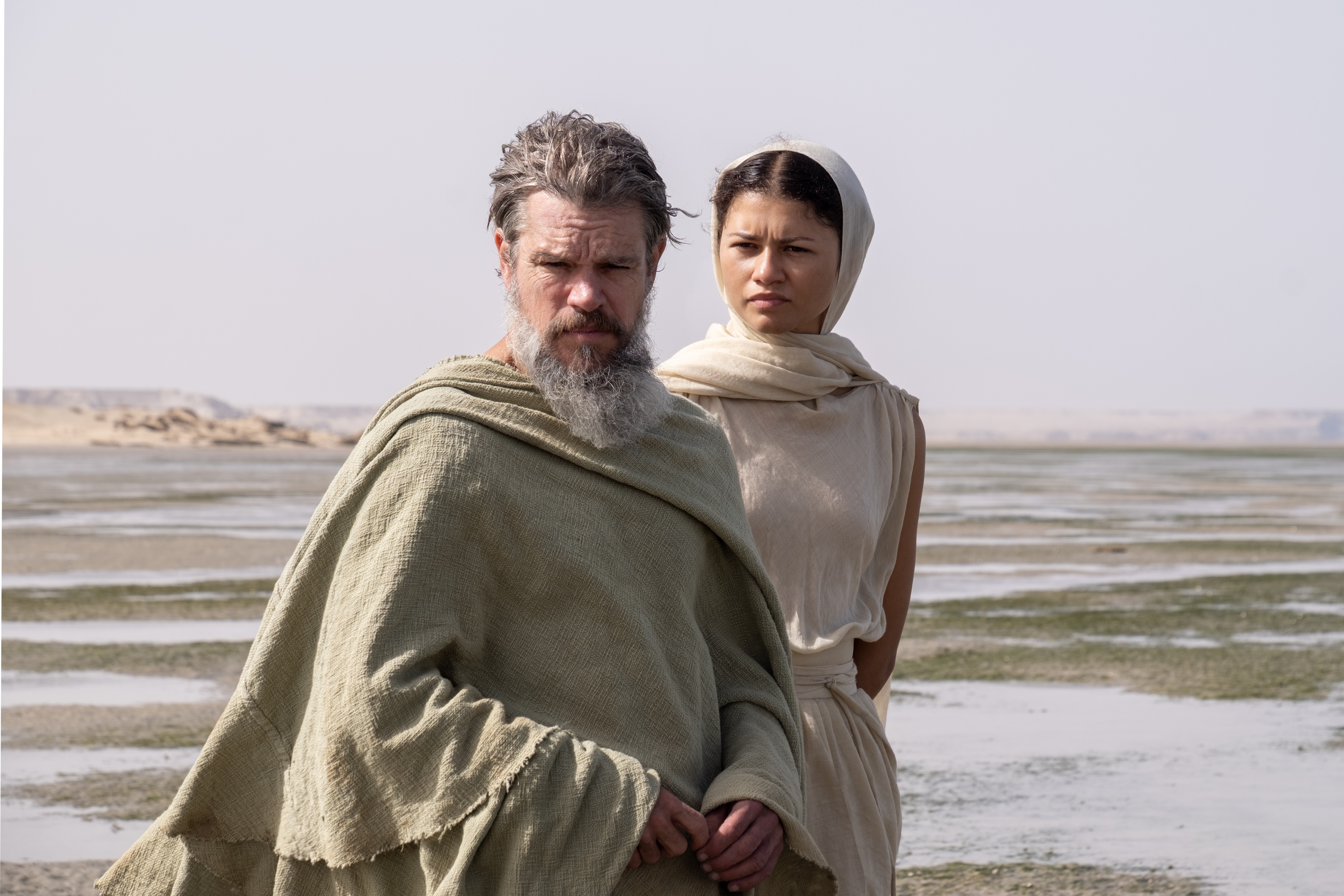 Matt Damon e Zendaya em ‘A Odisseia’