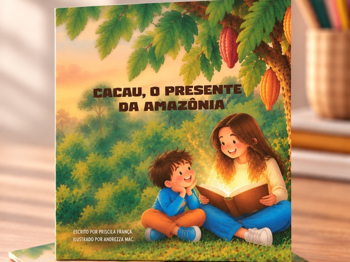 Priscyla França Chocolates lança segundo livro infantil sobre o cacau