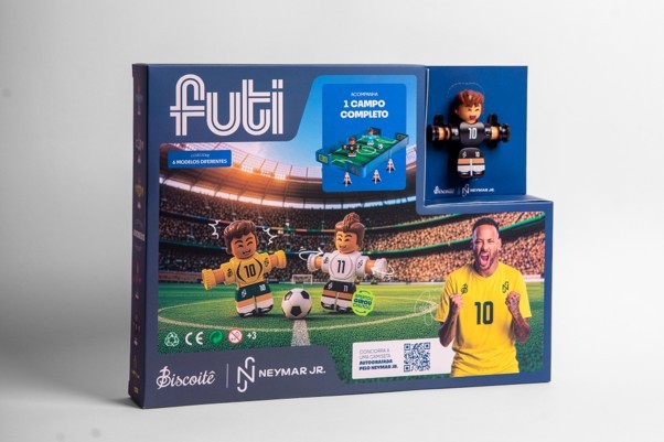 Biscoitê e Neymar Jr. lançam linha de biscoitos colecionáveis